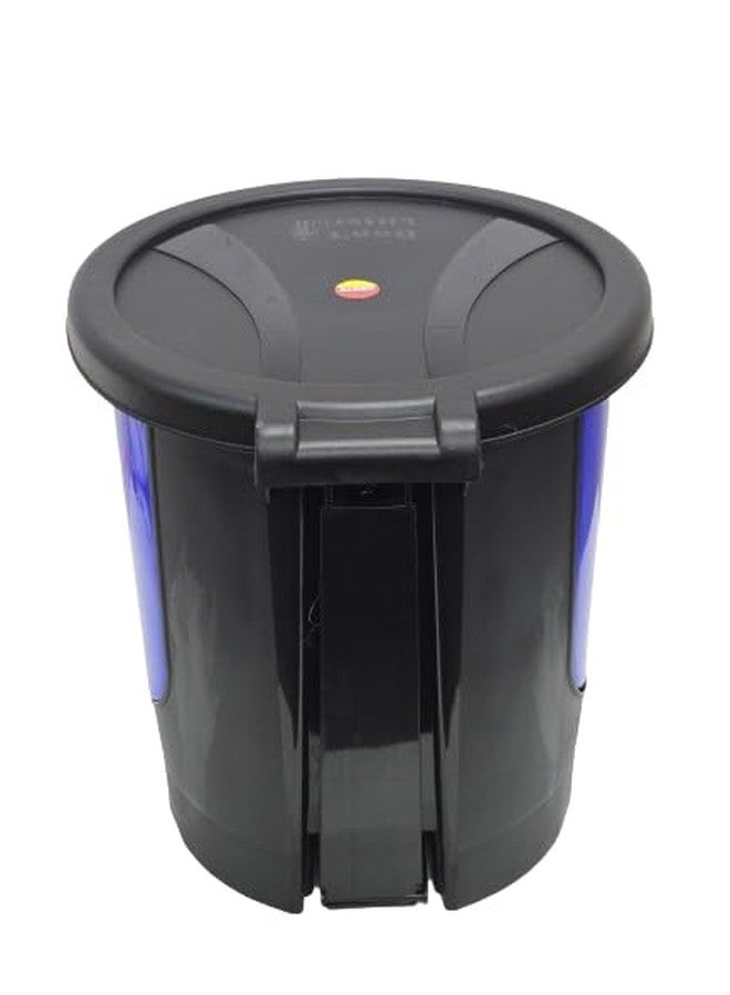 أريستو سلة مهملات بلاستيكية عصرية فريدة من نوعها من أريستو، سعة 8.0 لتر (أزرق) - Image 5